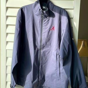 Footjoy Hydrolite rain jacket with script A embroidered on front, size medium